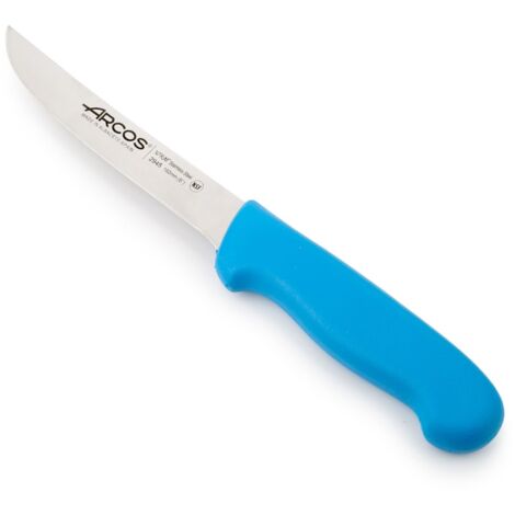 Cuchillo Deshuesador Arcos Colour - Prof 294523 de acero inoxidable Nitrum y mango ergonómico de Polipropileno de color azul y hoja de 16 cm, funda display (1/5)