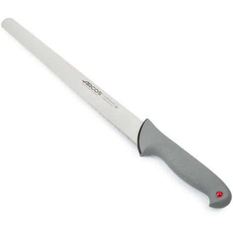 Cuchillo Pastelero Arcos Colour - Prof 243500 de acero inoxidable Nitrum y mango ergonómico de Polipropileno y hoja de 30 cm, funda display (1/5)