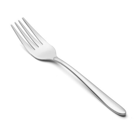 Tenedor de Almuerzo Arcos Berlín 560400 monoblock de una pieza de acero inoxidable 18/10, espesor 3 mm  y hoja  de 15 cm en caja