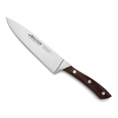 Cuchillo de Cocina Arcos Natura 155410 de Acero Nitrum, Mango de Madera de Palisandro y 16 cm de Hoja en estuche (1/5)