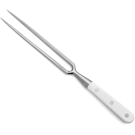 Tenedor Arcos Riviera Blanc 233324 de Acero Nitrum, con Mango de Polioximetileno de 18 cm en estuche