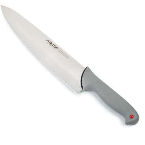 Cuchillo de Cocinero Arcos Colour - Prof 241200 de acero inoxidable Nitrum y mango ergonómico de Polipropileno y hoja de 30 cm, funda display
