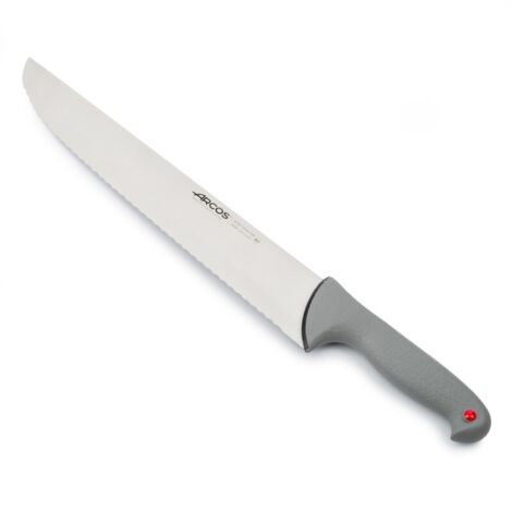 Cuchillo de Pescadero Arcos Colour - Prof 240800 de acero inoxidable Nitrum y mango ergonómico de Polipropileno y hoja de 35 cm, funda display (1/6)