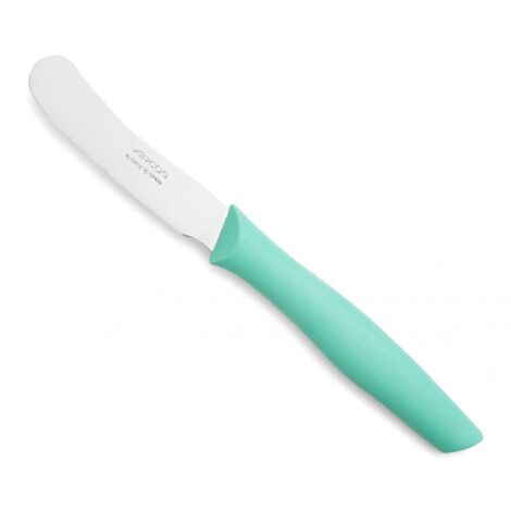 CUCHILLO MANTEQUILLA NOVA - Cuchillo pequeño, con hoja dentada y punta redondeada, especial para untar mantequilla y todo tipo de de cremas, patés, quesos, mermeladas, etc.