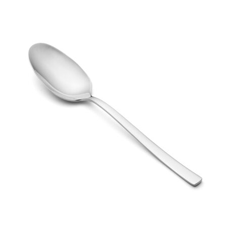 Arcos Cuchara de Postre Monoblock de Una Pieza en Acero Inoxidable 18/10, Plata - Cuchara de postre de 190 mm. Cubertería de líneas rectas, con suaves curvaturas en el mango. Diseño actual y novedoso.