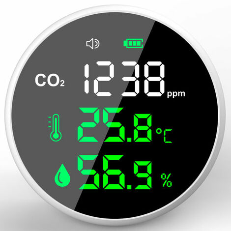 Medidor de CO2 / dióxido de carbono PCE-CMM 10