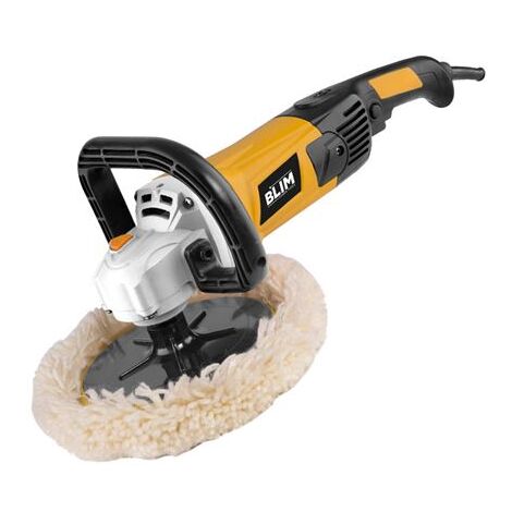 Blim Pulidora 180mm - Potencia 1500W - Velocidad 600-3.200 rpm - Empuñadura Ergonomica - Incluye Disco de Lana