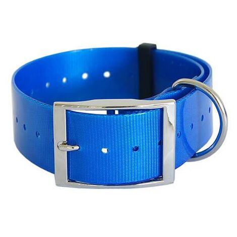 Collar de Poliuretano para perros, de 38 mm, alta resistencia 3,8 X 60CM Negro