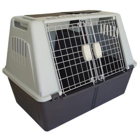 Transportín para coche mascotas perros y gatos, IBÁÑEZ CAR Grande 100x60x66