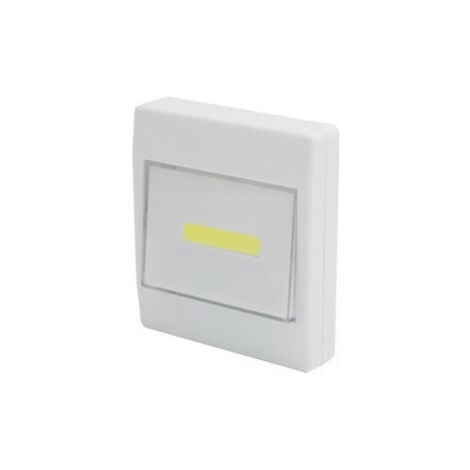 Luz LED 200 lm para pared con interruptor con 3 pilas AAA, Luz De