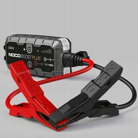 NOCO Boost Plus GB40, Arrancador de Batería de Coche 1000A, Booster de  Bateria Portátil y Cables