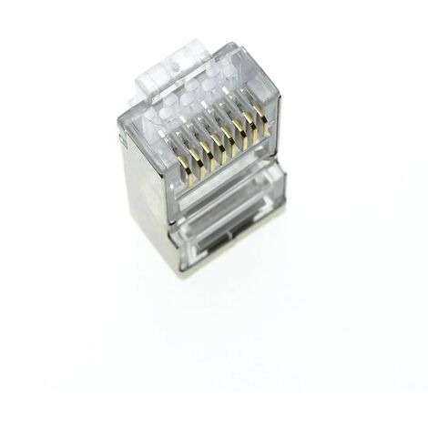 CONECTOR MACHO RJ45 CAT.6 FTP ( BOLSA DE 100)