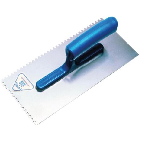 Jung Henkelmann HE810006 Plastering Paleta, Plastic Handle, Notch Size 6 X 6 Mm, 280 G, Pro (1/2)