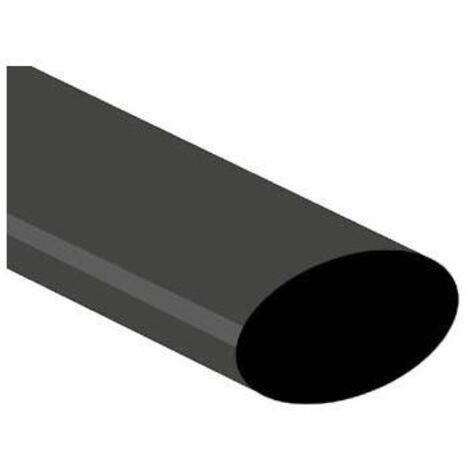 Tubo termorretráctil 25.4 mm - negro - 25 pcs