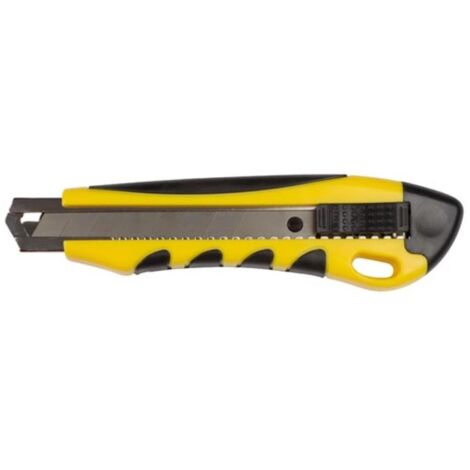 Toolland Desaprhoque el cuchillo de utilidad de la cuchilla, diseño anti-deslizamiento, plástico, 18 mm (1/2)