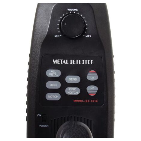 Detector De Metales Manual Búsqueda Profunda Hasta 60 Cm Vidaxl