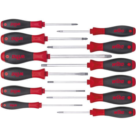 Wiha Juego de destornilladores SoftFinish® en surtido de 12 unid. (41002)