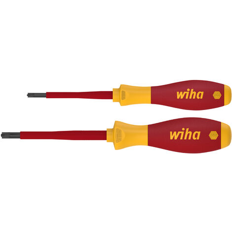 Wiha Juego de destornilladores SoftFinish® electric PlusMinus/Pozidriv, de 2 unid. (32282)