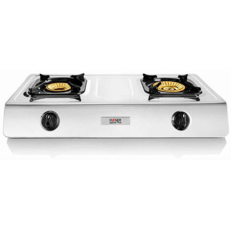 Haeger Safine Plus Hornillo - cocina de gas superficie 2 fuegos.