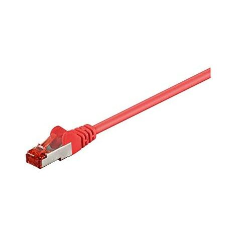 Goobay 68278 cable de red Rojo 1 m Cat6 S/FTP (S-STP)