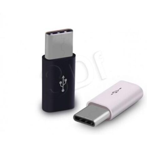 Savio AK-31 / B cambiador de género para cable Micro USB USB 3.1 Typ C Negro (1/3)