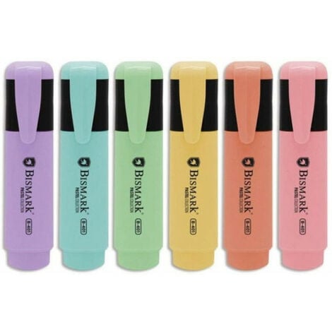 Rotuladores colores pastel pack 6 uds.