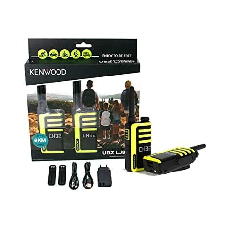 Kenwood UBZ-LJ9SET ricetrasmittente Nero, Giallo (KENWOOD UBZ-LJ95 PMR446 RADIO TWIN PACK)