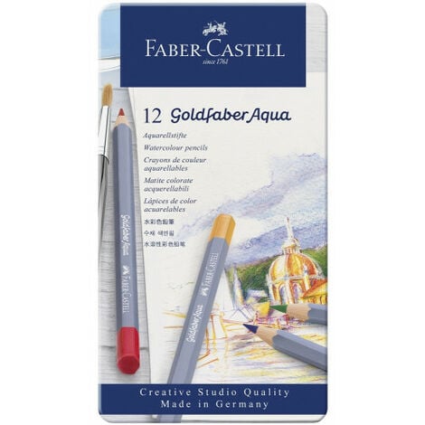 24 LAPICES ACUARELABLES CLASSIC ESTUCHE DE CARTON - FABER CASTELL