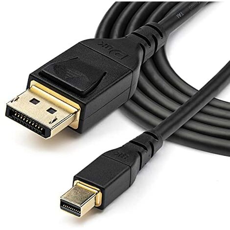 Cable DISPLAYPORT V1.2 4K@60Hz, DP/M-DP/M, Negro, 10 Metros - AISENS®