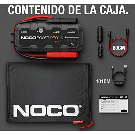 NOCO Boost Pro GB150, Arrancador de Batería de Coche 3000A