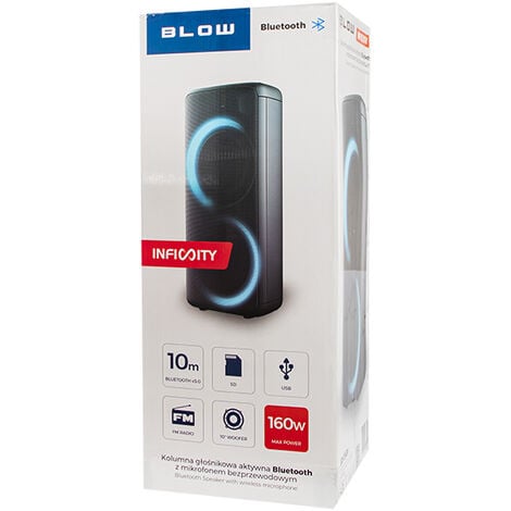Altavoz Bluetooth CoolBox CoolStone 15 con radio integrada y cable