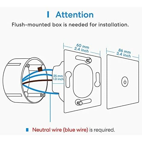 Interruptor Inteligente 1 Canal Homekit, Alexa & Google