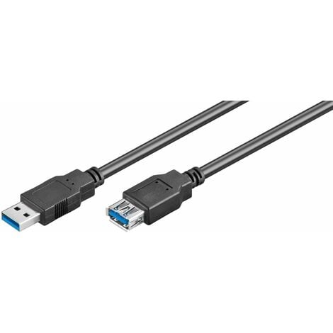 Bematik - Cable Alargador Usb Tipo A 3.0 De 3 M, Macho A Hembra
