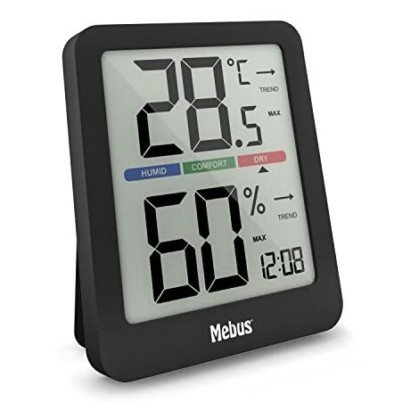 Station Météo Intérieure Digitale - Thermomètre Et Hygromètre Avec Indicateur De Confort