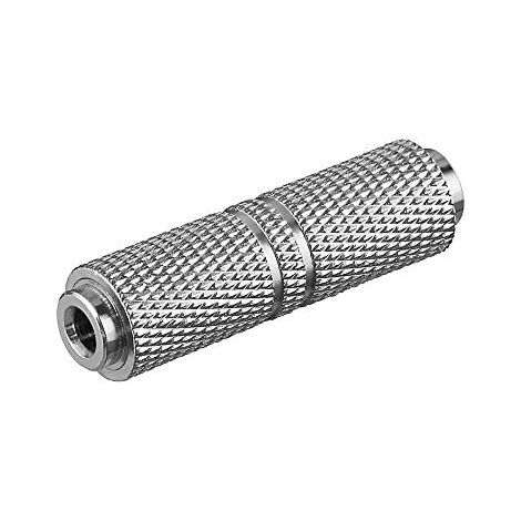 Goobay 11884 cambiador de género para cable 3.5 mm 3,5 mm Plata