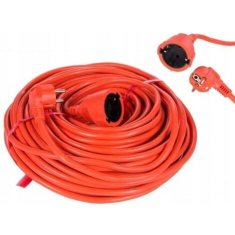 VERTEX PZO50M Retractable Extension Cable 50 m 3x2 5 mm Black