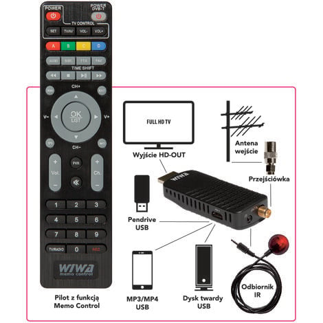 Smart TV Box receptor DVB T2 HD Sintonizador TDT USB 2.0 de 2 de