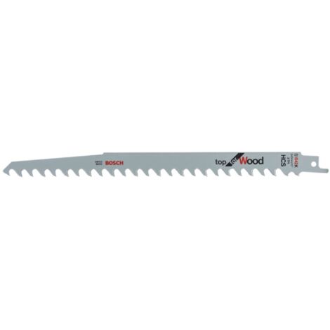 Bosch Professional 25 unidades Hoja de sierra sable S 1542 K Top for Wood, para madera, 240 x 19 x 1.5 mm, accesorio de sierra sable