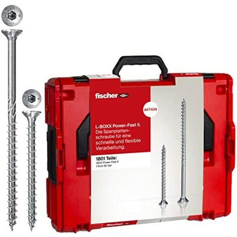Juego de tornillos Fischer Power Fast II L-Boxx 102