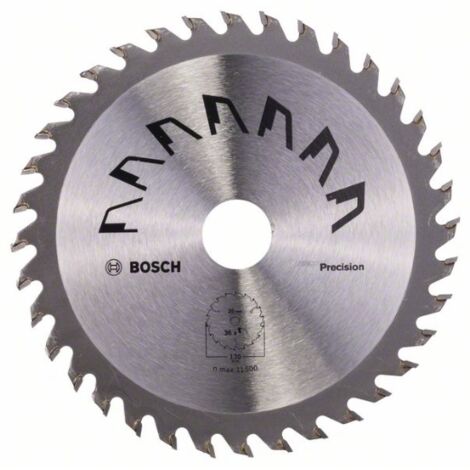 Bosch Lame De Scie Circulaire Precision For Wood - 130 Mm, 36 Dents, Alésage 20/16 Mm