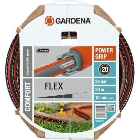 Gardena Comfort FLEX manguera de riego 20 metros negro gris naranja