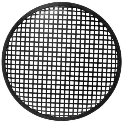 HQ-Power Rejilla de Altavoces, 10 Pulgadas, Metal, Negro (1/2)