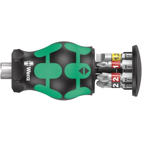 Wera Kraftform Kompakt Stubby Magazin 2 Destornillador múltiple Destornillador plano