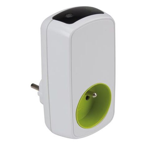 Perel Temporizador de Cuenta Regresiva, mecánica, 230 V, 16 A, 3500 W, Frances Tipo E, Blanco