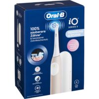 Oral-B iO Series 2 - Cepillo de dientes eléctrico, 1 cepillo, 3 modos de cepillado para el cuidado dental, tecnología magnética, estuche de viaje, diseñado por marrón, rosa calma