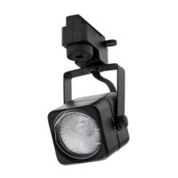 Foco de carril orientable “Ayrton” GU10 IP20 14x6x6cm color negro