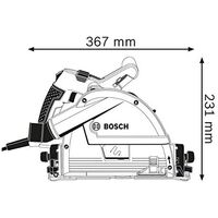 Bosch Professional Sierra Circular GKT 55 GCE (1.400 Watt, L-BOXX)