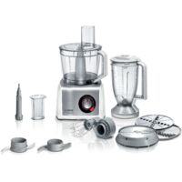 Bosch MC812S814 robot de cocina 1250 W 3,9 L Acero inoxidable, Blanco