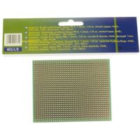 Velleman Eurocard, 100 x 80 mm, 1 contacto por isla, una cara, Eurodin DIN41612 y DIN41617, epoxy FR-4, verde