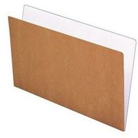 Gio subcarpeta simple kraft bicolor cartulina folio fastener -50u-